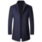 Mason | Men’s Sophisticated Long Overcoat With Buttons - Samberule