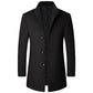 Mason | Men’s Sophisticated Long Overcoat With Buttons - Samberule
