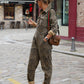 Wild & Chic™ | Long Sleeve Leopard Print Jumpsuit