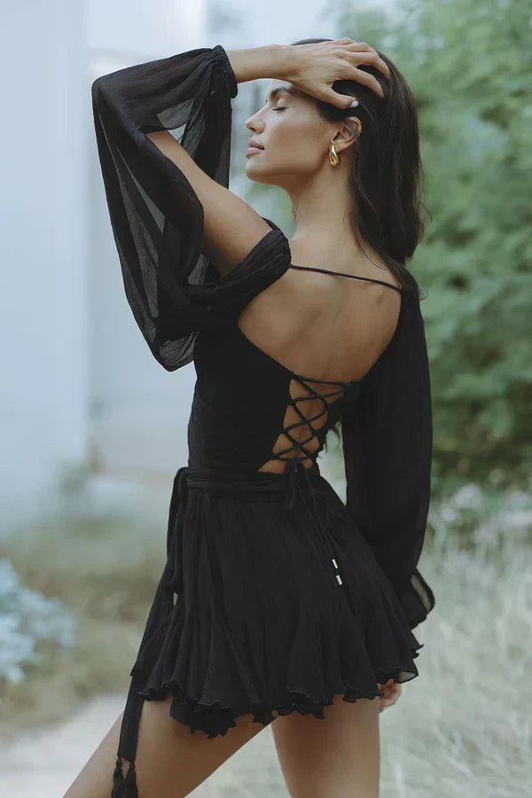 Stella - Wrap Mini Dress - Samberule