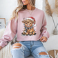 Festive Highland Cow Christmas Crewneck Sweatshirt - Samberule