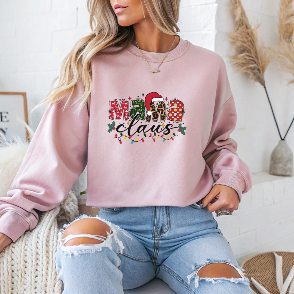 Mama Claus Christmas Crewneck Sweatshirt - Samberule