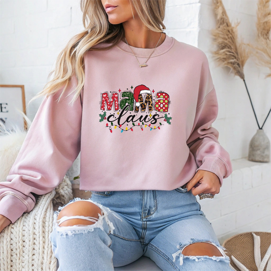 Mama Claus Christmas Crewneck Sweatshirt - Samberule