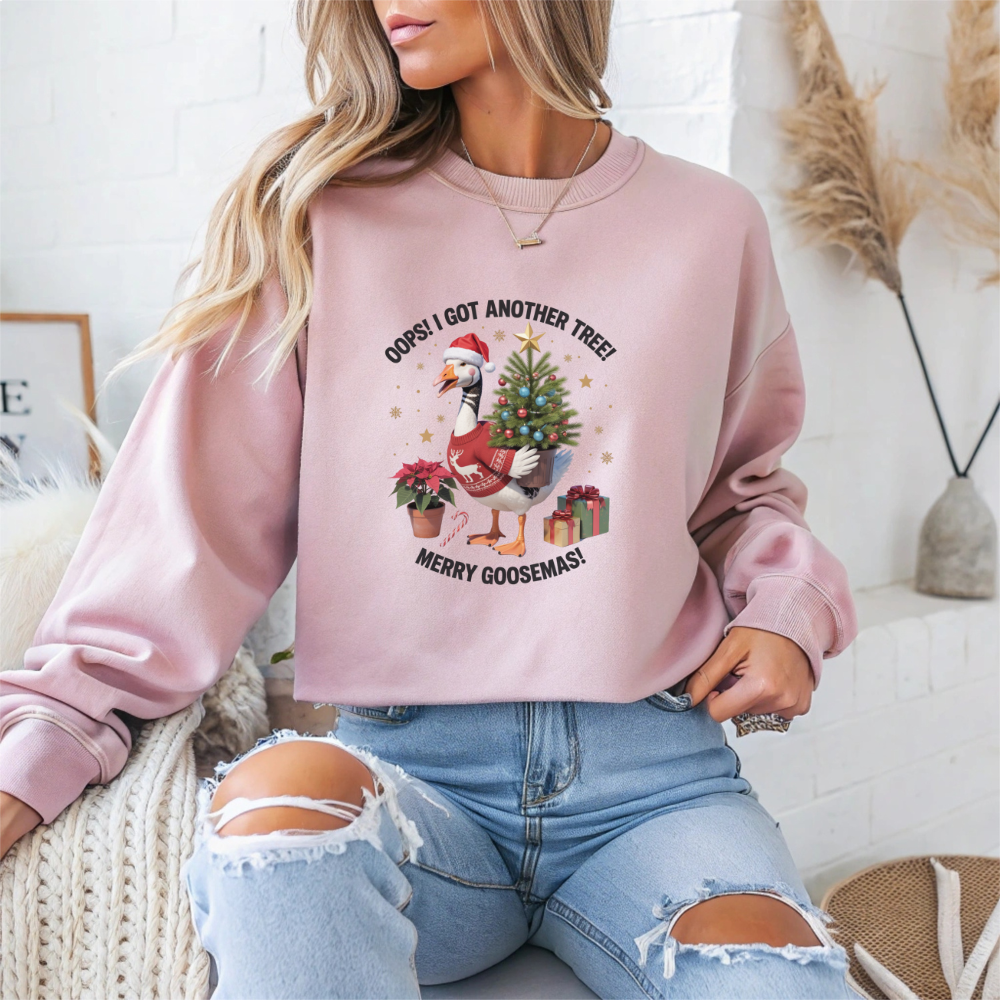 Merry Goosemas Christmas Crewneck Sweatshirt - Samberule