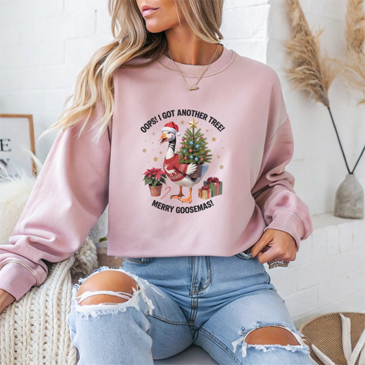 Merry Goosemas Christmas Crewneck Sweatshirt - Samberule
