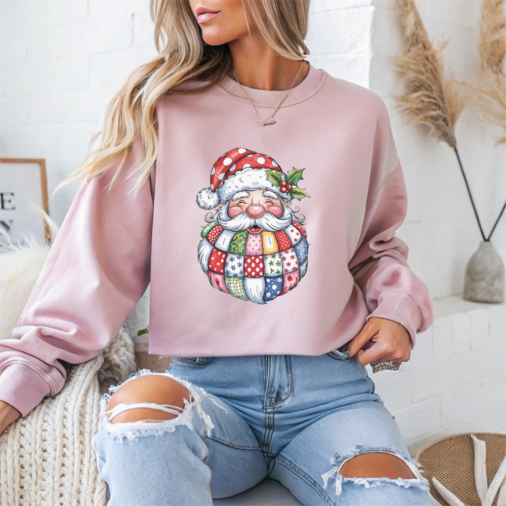 Festive Santa Christmas Crewneck Sweatshirt - Samberule