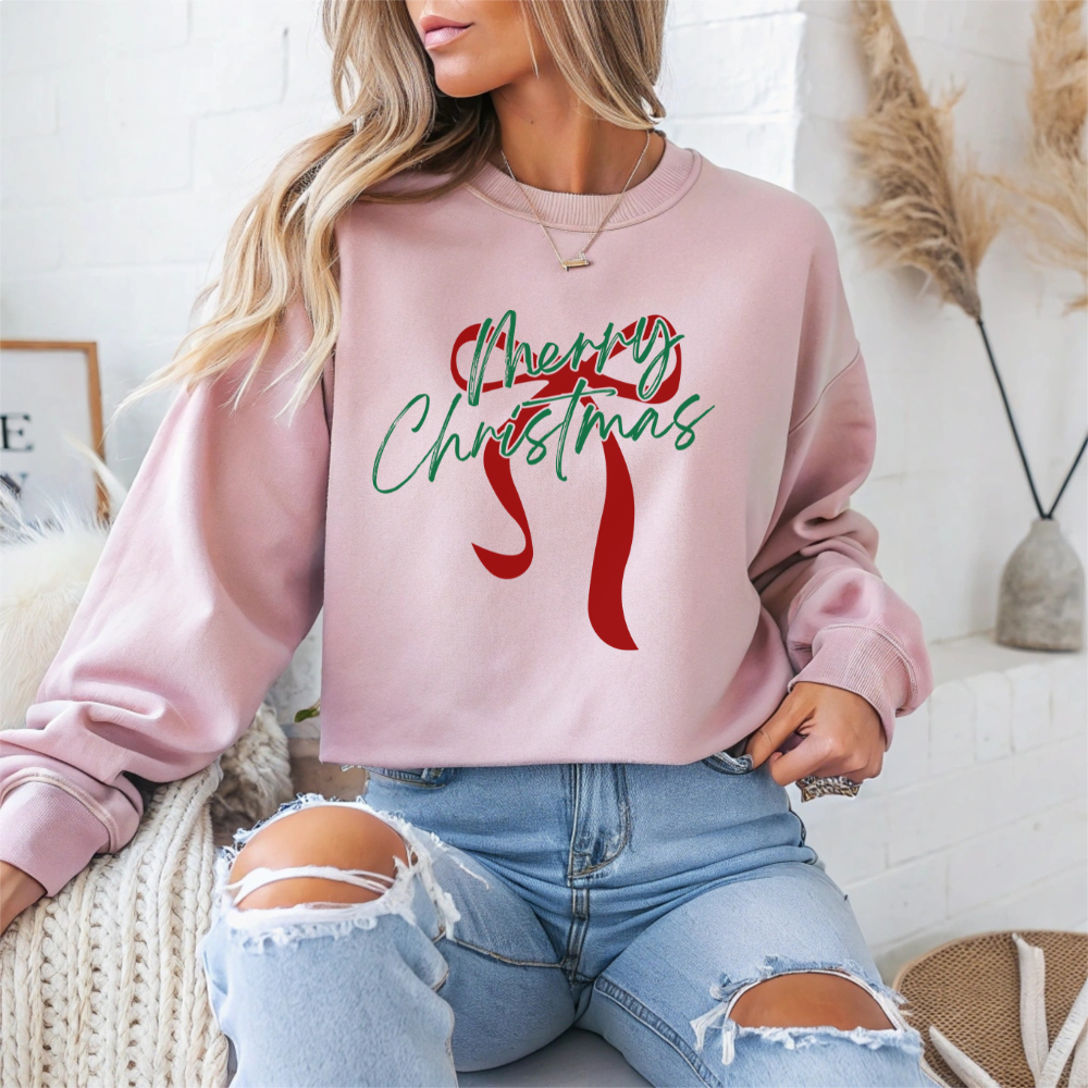 Cheerful Christmas Crewneck Sweatshirt - Samberule