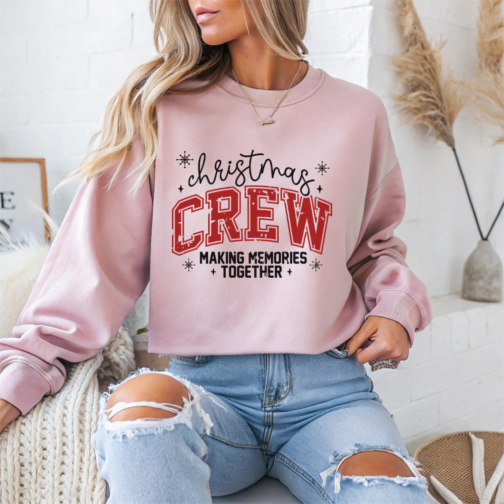 Christmas Crew Making Memories Together Christmas Crewneck Sweatshirt - Samberule