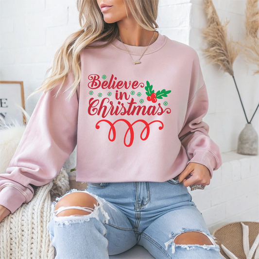 Believe in Christmas Crewneck Sweatshirt
