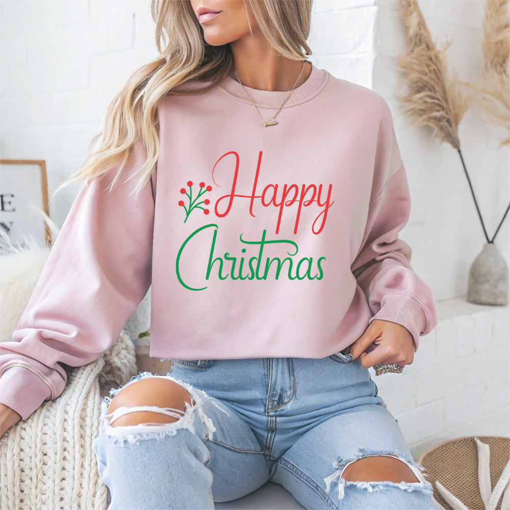 Happy Christmas Crewneck Sweatshirt