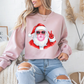Santa Peace Christmas Crewneck Sweatshirt