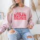 Just A Nurse Who Loves Christmas Crewneck Sweatshirt