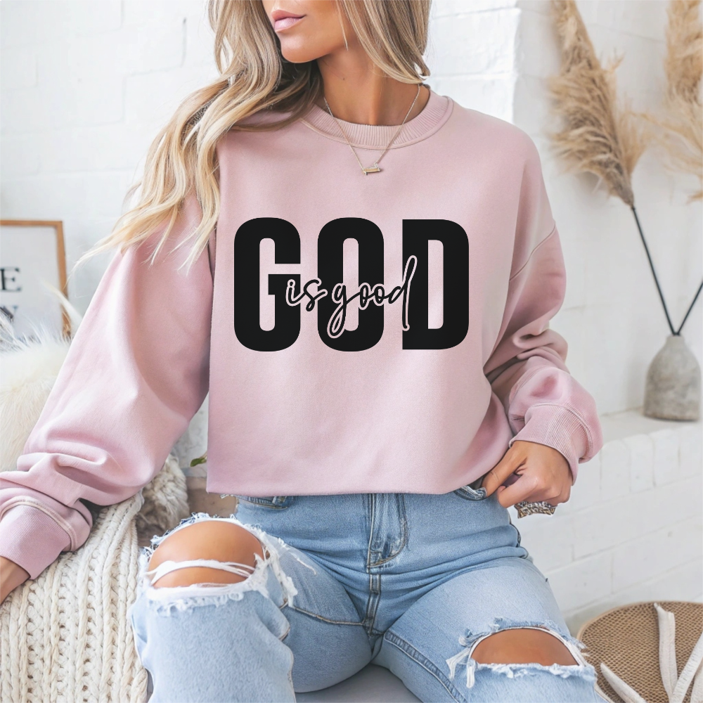 God is Good Faith Crewneck Sweatshirt