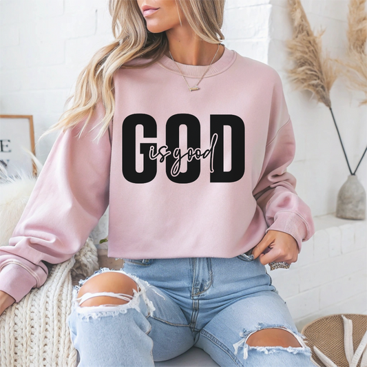 God is Good Faith Crewneck Sweatshirt