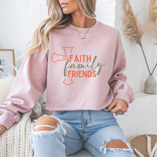 Faith Family Friends Faith Crewneck Sweatshirt