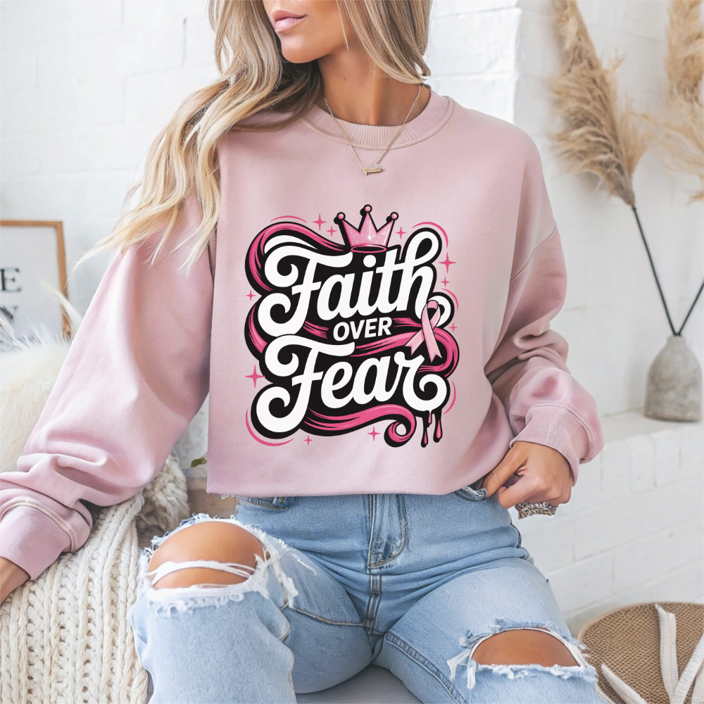 "Faith Over Fear" Faith Crewneck Sweatshirt