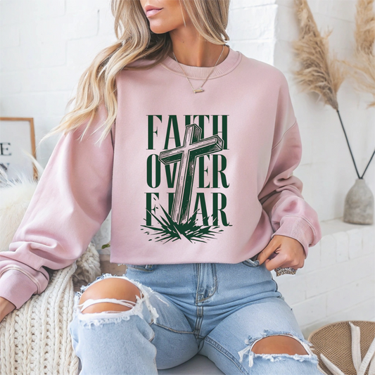 "Faith Over Fear" Faith Crewneck Sweatshirt