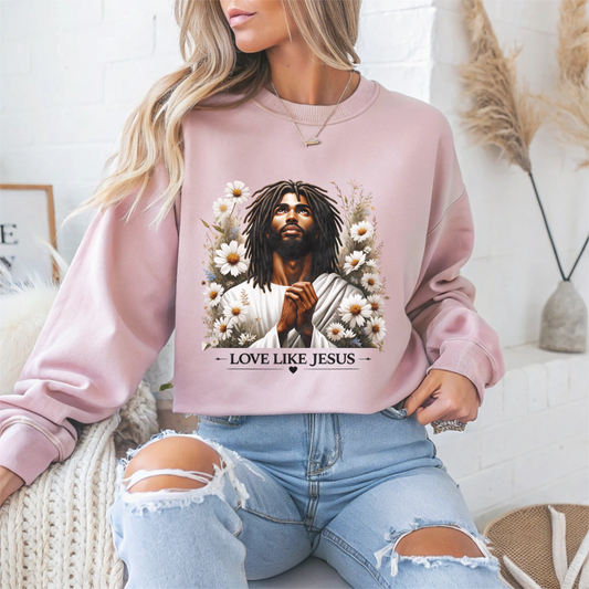 Love Like Jesus Faith Crewneck Sweatshirt