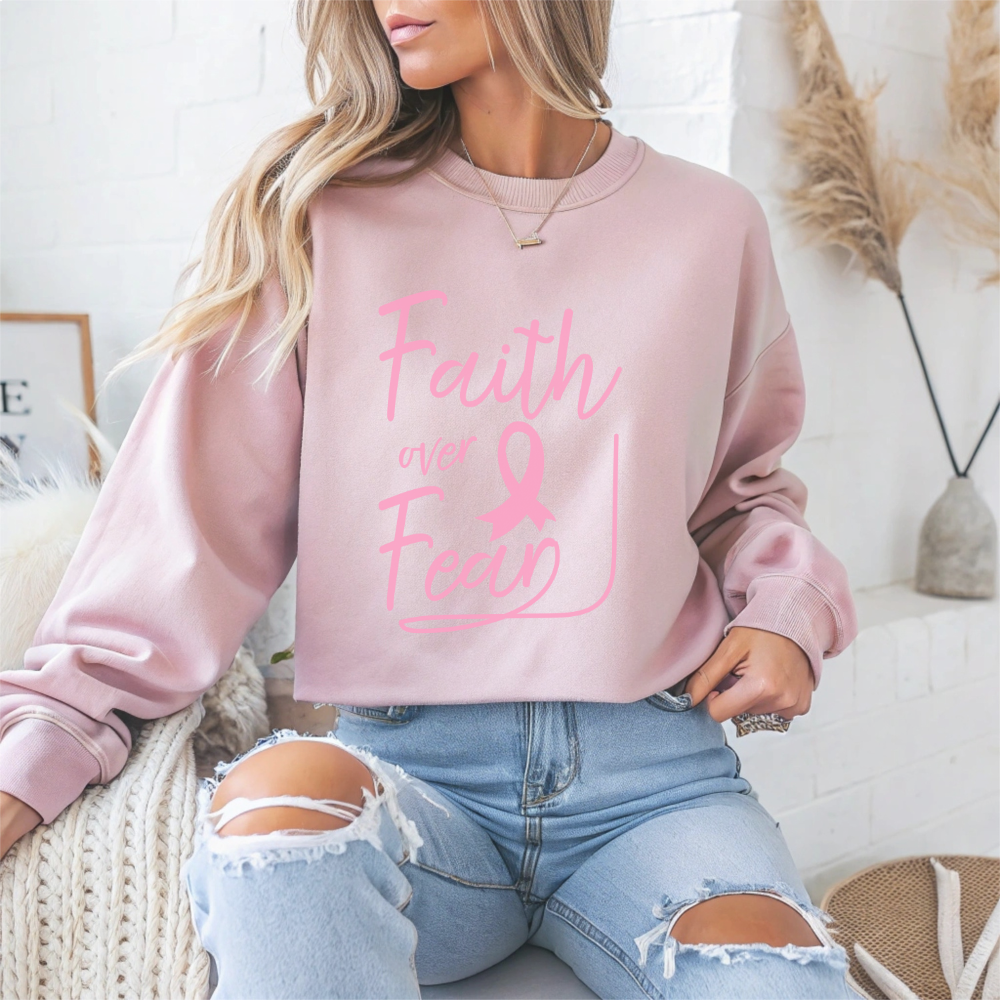 "Faith Over Fear" Faith Crewneck Sweatshirt