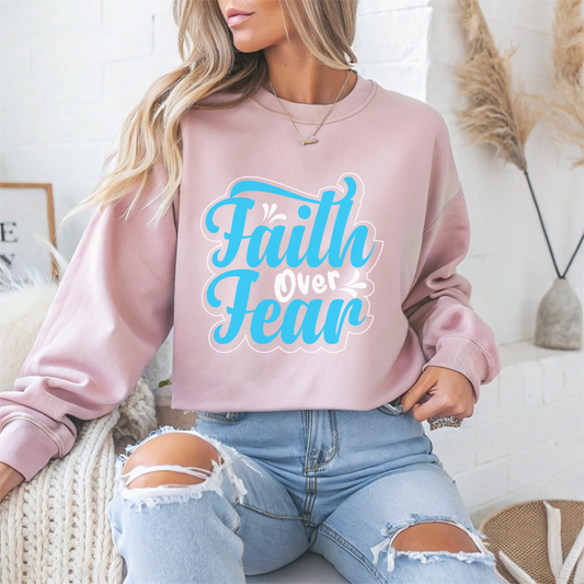 "Faith Over Fear" Faith Crewneck Sweatshirt