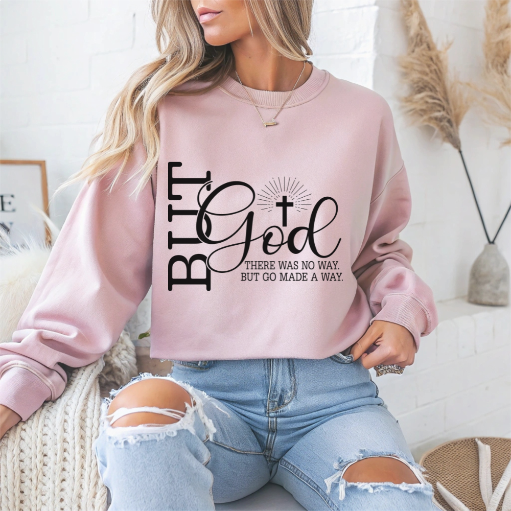 Inspirational Christian Faith Crewneck Sweatshirt