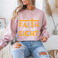 I Will Walk By Faith Not By Sight Faith Crewneck Sweatshirt