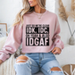 Casual Statement Sarcasm Crewneck Sweatshirt