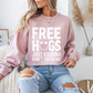 "Free Hugs Just Kidding Don't Touch Me" Sarcasm Crewneck Sweatshirt