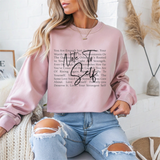 Inspirational Note Self-Love Mental Health Crewneck Sweatshirt