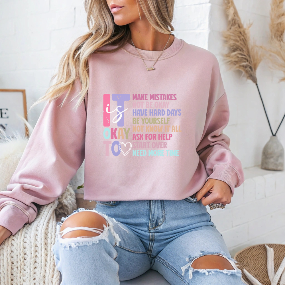 Inspirational Mental Health Crewneck Sweatshirt