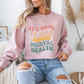 It's Cool To Talk About Mental Health Crewneck Sweatshirt