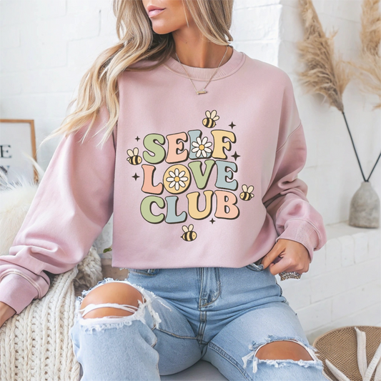 Self Love Club Mental Health Crewneck Sweatshirt