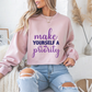Make Yourself a Priority Mental Health Crewneck Sweatshirt