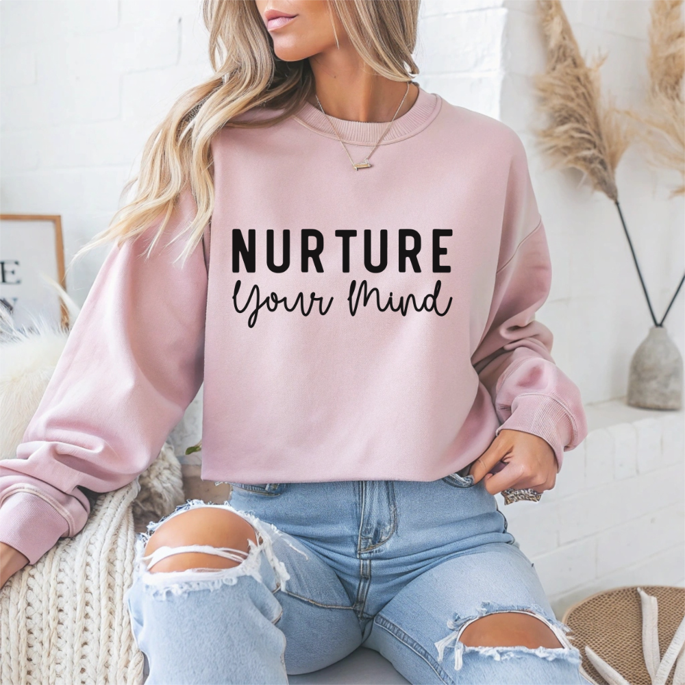 Nurture Your Mind Mental Health Crewneck Sweatshirt