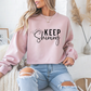 Keep Shining Motivational Crewneck Sweatshirt
