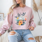 Just Breathe Motivational Crewneck Sweatshirt