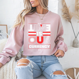 Time is Our Currency Motivational Crewneck Sweatshirt