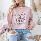 Strong is the New Beautiful Gym Crewneck Sweatshirt