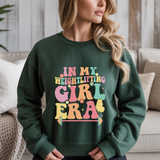"In My Weightlifting Girl Era" Gym Crewneck Sweatshirt