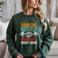 Someone Busier Working Out RightNow Gym Crewneck Sweatshirt