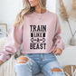 Train Like a Beast Gym Crewneck Sweatshirt