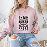 Train Like a Beast Gym Crewneck Sweatshirt
