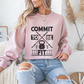 Commit To Be Fit Gym Crewneck Sweatshirt