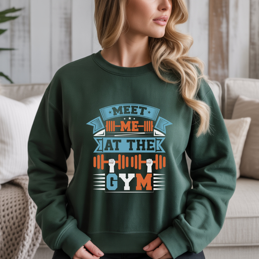 Meet Me at the Gym Crewneck Sweatshirt