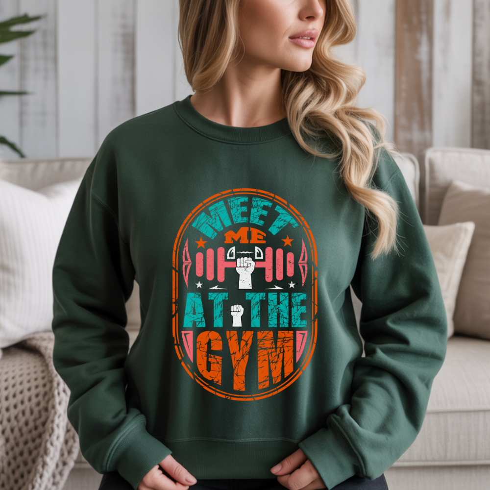 Meet Me at the Gym Crewneck Sweatshirt