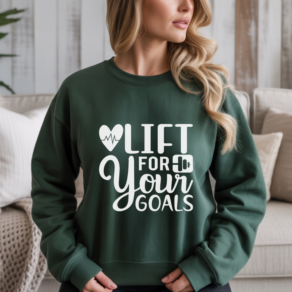 Lift for Your Goals Gym Crewneck Sweatshirt