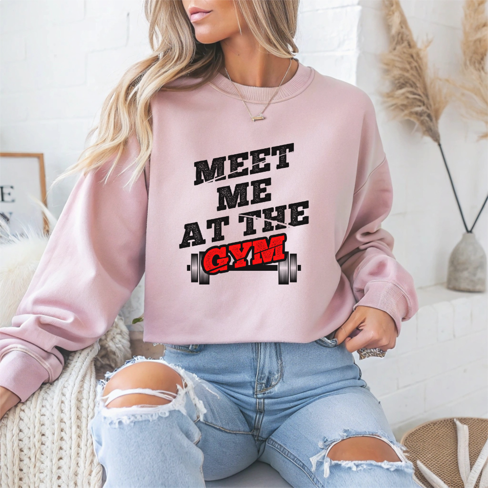 Meet Me At The Gym Crewneck Sweatshirt