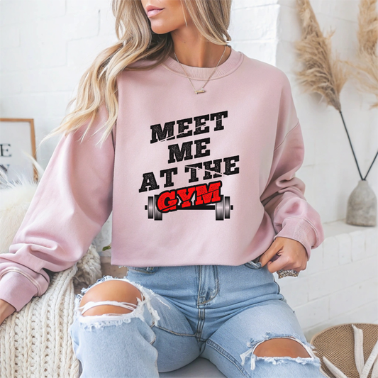 Meet Me At The Gym Crewneck Sweatshirt
