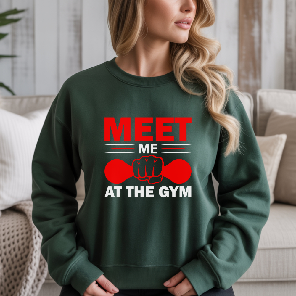 Meet Me At The Gym Crewneck Sweatshirt