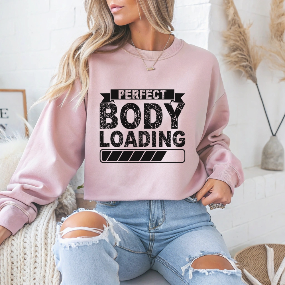 Perfect Body Loading Gym Crewneck Sweatshirt